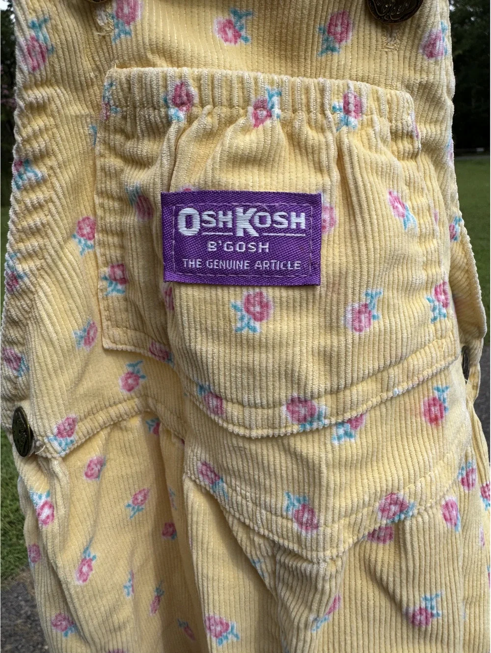 OshKosh Bgosh yellow floral